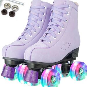 Lavender Roller Skates